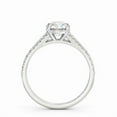 thumbnail image 3 of Spot Jewel 1.7 Ct Round Cut Lab Created Diamond Ring – Cathedral Split Shank Solitaire – Accent Diamond Engagement Ring – 14K White Gold Plated – Sparkling Gift, 3 of 4