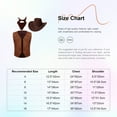 thumbnail image 5 of Yruioon 3Pcs Kids Children Western Vest with Bandanna and Cowboy Hat Set for Fancy Party Dress Up Brown 8, 5 of 5