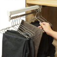 thumbnail image 2 of Modern Closet Companion, Space Saving Drying Rack Width Adjustable Aluminum Alloy Closet Organizer, Upgrade Pull-out System for Streamlined Storage, 2 of 5