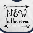thumbnail image 4 of Inktastic Baby New to the Crew Arrows Boys or Girls Baby Bib, 4 of 4