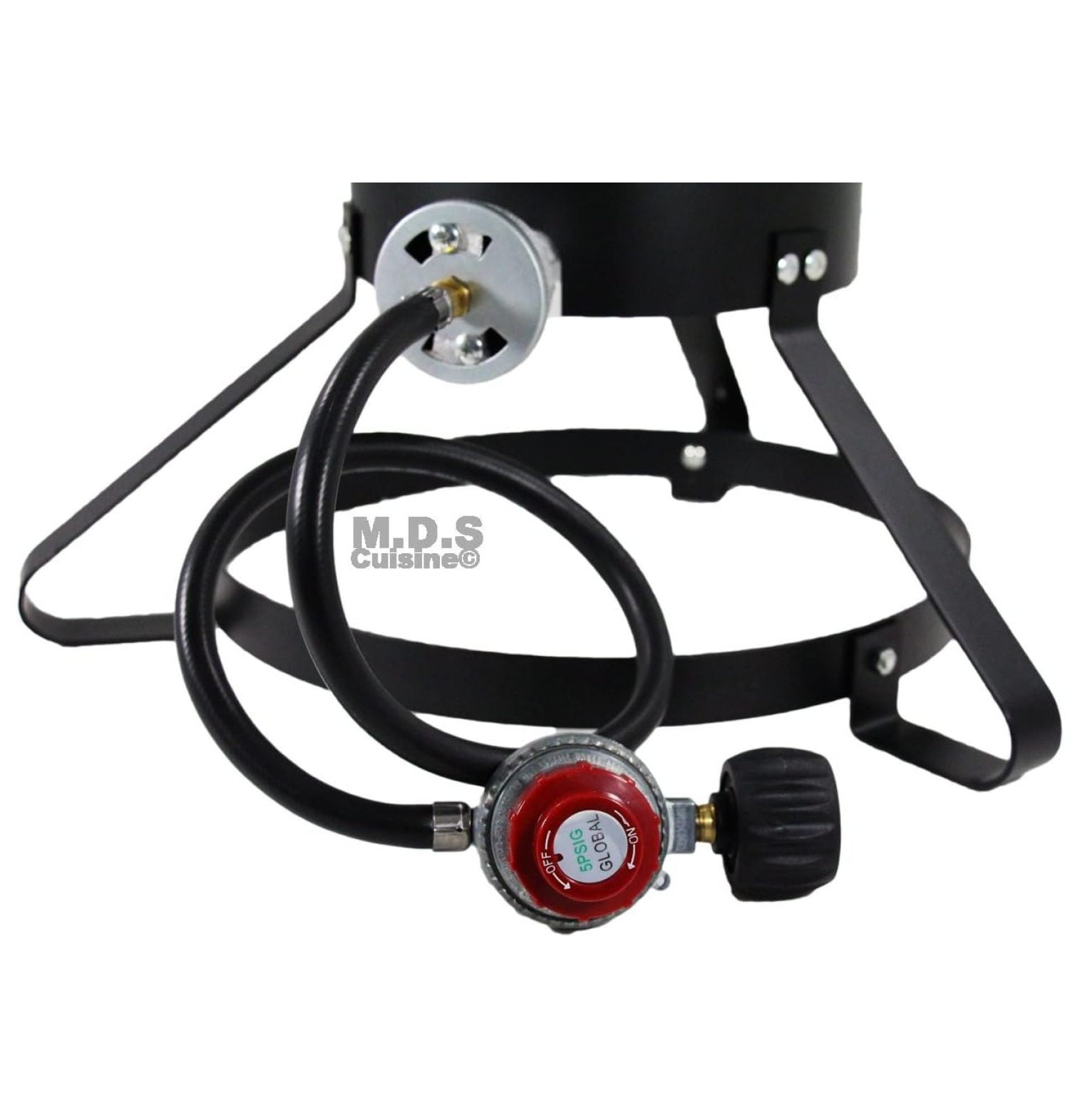 High Pressure Burner Outdoors Cooking Gas Single Propane Stove Camping Quemador w/ Hose & Regulator