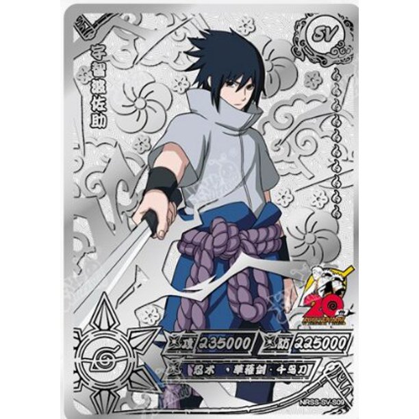 KAYOU-tarjeta de colección de Naruto SV, Minato, Obito, Kakashi, puerta de agua, dorada y plateada, Nohara Rin Fivean unisex