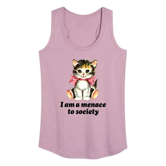 Instant Message - Menace To Society - Women's Racerback Tank Top