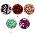 thumbnail image 2 of relayinert 300x Craft Pom Poms Bundle Assorted Fuzzy Pompoms For DIY Fun Handmade Assorted Fuzzy Pompoms Balls black white 10mm 1Set, 2 of 6
