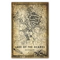 thumbnail image 3 of Lake of the Ozarks Vintage Map Prints Canvas, Missouri Map Art Canvas, Canvas, Lake of the Ozarks Map City style vintage Canvas , Canvas Wall Art, Street Map Artwork Canvas, 3 of 6