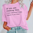 thumbnail image 3 of Aayomet Women Tops Womens Summer Floral Tops V Neck T Shirts Cute Short Sleeve Tunic,Pink XXL, 3 of 4
