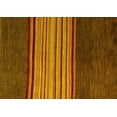 thumbnail image 1 of Ahgly Company Machine Washable Indoor Rectangle Abstract Yellow Modern Area Rugs, 2' x 4', 1 of 4