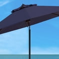 thumbnail image 5 of SAFAVIEH Herla 11' Auto Tilt Market Round Patio Umbrella, Navy, 5 of 6