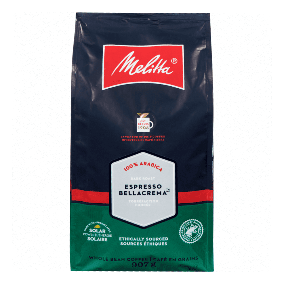Melitta Dark Roast Espresso Whole Bean Coffee - 907g (2lb)