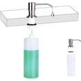 thumbnail image 2 of Ludlz Kitchen Sink Soap Dispenser, Stainless Steel Pump Head Lotion Dispenser for Kitchen Sink, Replacement Liquid soap Bottle Built in Hand Sink Pump, 2 of 2