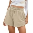 thumbnail image 2 of Athletic Shorts for Women Summer Elastic High Waist Relaxed Fit Workout Exercise Gym Yoga Running Shorts with Pockets, 2 of 5