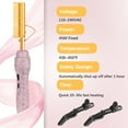 thumbnail image 3 of GOIPLE Diamond Electric Adjustable Temperature Hair Straightener Brush, Deluxe Electrical Straightening Comb Curling Iron for Natural Black Hair,Multifunctional Copper Hair Straightener Brush, 3 of 8