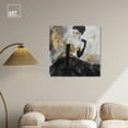 thumbnail image 3 of Steeped In Golden Glam Fashion Canvas Wall Art by Art Remedy, Gallery Wrapped, 30"x30", 3 of 7
