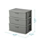 thumbnail image 4 of Cajonera Comoda Organizador Multiusos 3 Niveles Gris, 4 of 4