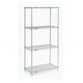 thumbnail image 2 of Nexel Stainless Steel Wire Shelving, 36"W x 18"D x 74"H, 2 of 6