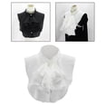 thumbnail image 4 of Col Demi-Chemise Style Rétro, Faux Col Exagéré, Style Détachable Professionnel pour Festival, Tenue Quotidienne, Fêtes à Thème Cosplay,, 4 of 8