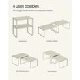 thumbnail image 5 of SONGMICS Especiero, Estante para Especias, Juego de 2, de Armario, Estante de Almacenamiento de Cocina Extensible, Beige Capuchino, 5 of 5