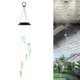 thumbnail image 2 of Hanging Wind Lamp Solar Powered Wind Chime Lamp for Outdoor Decoration 12.5X12.5X65 Cm Black Technology 1Pcs, 2 of 4