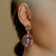 thumbnail image 2 of 1 par de pendientes de cristales con forma de lágrima, pendientes colgantes, joyería para mujer, 2 of 7
