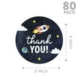 thumbnail image 5 of Koyal Wholesale Kids Party Favor Thank You Stickers, Round Outer Space Birthday Stickers For Kids Party Favors, 80-Pk, 5 of 5
