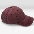 thumbnail image 3 of Casquette de Baseball Décontractée Unie pour Enfants Unisexe, Ajustable, Délavée, 3 of 6