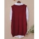thumbnail image 2 of Suéter sin mangas con cuello en V para mujer, chaleco, cárdigan de punto, prendas de vestir, tops altos y bajos con bolsillo Zhivalor WMZY-694-9, 2 of 3