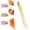Golden, variant on 2Pcs Stainless Steel Kitchen Tweezers for Food PlatingSilver28