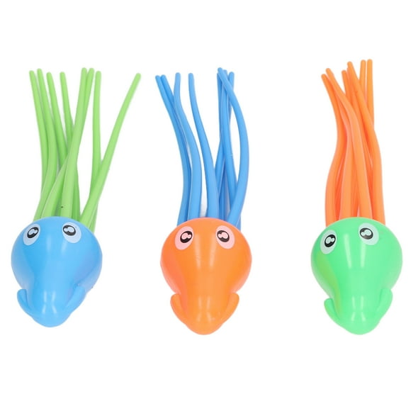 Swimming Dive Toy Sets, Training Swimming Pool Toys Colorful Parents Children Interaction Slick Edge 3pcs For Bathroom