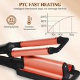 thumbnail image 2 of Digital Controls Hair Waver, Adjustable Design for Custom Waves, Ceramic Coating & High Heat Setting, Keratin & Argan Oil Infused, Anti-Scald Design, 2 of 5