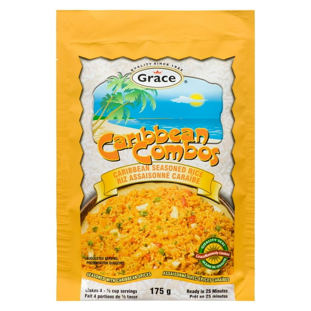 Grace Kennedy Caribbean Combos Caribbean Seasoned Rice, 175 g Walmart.ca