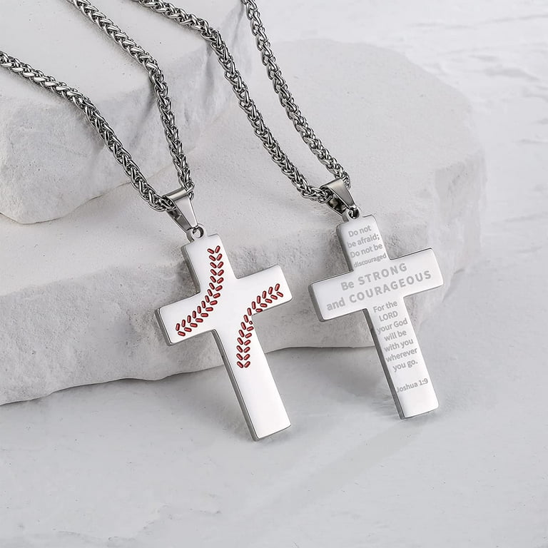 Youth boys hot sale cross necklace