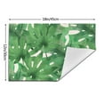 thumbnail image 3 of YFYANG Washable Heat-Resistant Placemats, 70% PVC/30% Polyester, Green Leaf Texture Kitchen Table Mat, 12" x 18" 1 Piece, 3 of 6