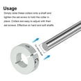 thumbnail image 4 of Single Split Shaft Collar Set for 25mm Shaft, One-Piece 2pcs Clamping Collars 45mm OD, 12mm Thickness, 4 of 5
