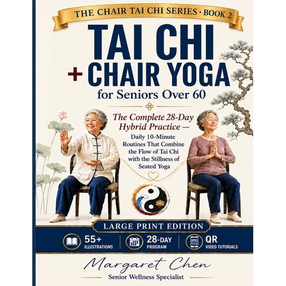 10-Minutes Chair Tai Chi For Beginners: An Illustrated 28-Day Step-by ...