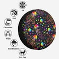thumbnail image 6 of Kdxio Rainbow Jellyfishes for Tire Cover Wheel Protectors Tyre Covers Weatherproof Wheel Covers Universal Fit for Trailer Rv SUV Truck Camper Travel Trailers 15 inch, 6 of 8