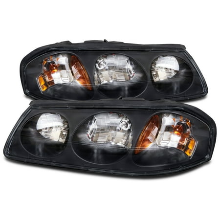 - 2004-2005 Chevrolet Impala (Built after 2/6/04) Headlights Set w/Xenon-Type Halogen Bulbs GM2502248 & GM2503248