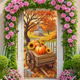 thumbnail image 5 of Pumpkin Decor Fall Scene Harvest Theme Banner for Thanksgiving Outdoor Decoration Autumn Display, 5 of 9