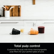 Ninja Cold Press Juicer Pro, Slow Juicer 150W, Total Pulp Control, Quiet Motor, JC100 Cloud Silver