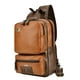 thumbnail image 2 of Bandolera Xtellar De Cuero De Los Hombres Bolso De Hombro Color Marron, 2 of 5