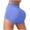 Blue, variant on Aboser Womens Yoga Shorts Scrunch Butt Lifting Biker Shorts Women Tummy Control Workout Shorts High Waisted Athletic Shorts Skinny Side Ruched Sports Shorts
