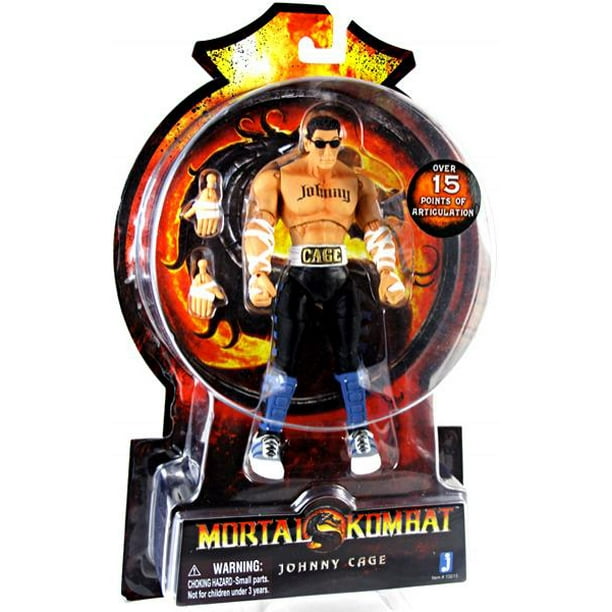 Mortal Kombat 20th Anniversary Johnny Cage 6" Action Figure Walmart