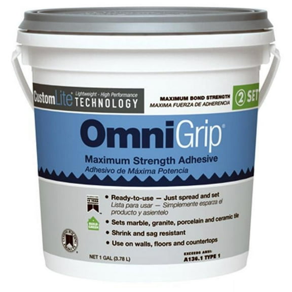 Building Products OGA1-2 Omnigrip- Gallon Strength Adhesive