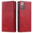 thumbnail image 2 of Nalacover for Samsung Galaxy Note20 Wallet Case, Vintage PU Leather Book Folding Folio Case with Credit Card Slots Hidden Magnetic Closure Flip Kickstand Shockproof Slim Phone Case,Red, 2 of 8