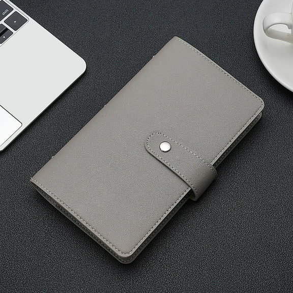 GERsome Credit Card Holder Book,Pu Leather Business Card Organizer for Women Men Pu Leather Large Storage Capacity Card Holder