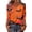 Saffron-C-130708aa, variant on Trgacdwlo S-5XL Halloween Shirts for Women Funny Ghost Graphic V Neck Womens Tops 3/4 Sleeve Fall Cat Pumpkin Print Womens Tunic Tops