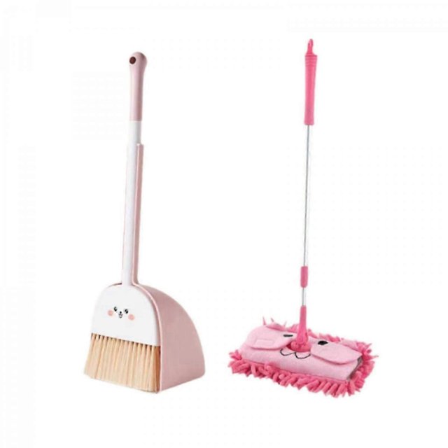 Mini Broom with Dustpan Mop for Kids for Age 3-6 Years Old Toddlers Children