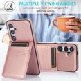 thumbnail image 5 of Dteck Case for Samsung Galaxy A15 5G,Magnetic PU Leather Card Slots Wallet Case Shockproof Kickstand Back Cover for Galaxy A15,Rosegold, 5 of 7