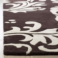 thumbnail image 3 of SAFAVIEH Soho Morgan Floral Area Rug, Brown/Ivory, 6' x 6' Square, 3 of 8