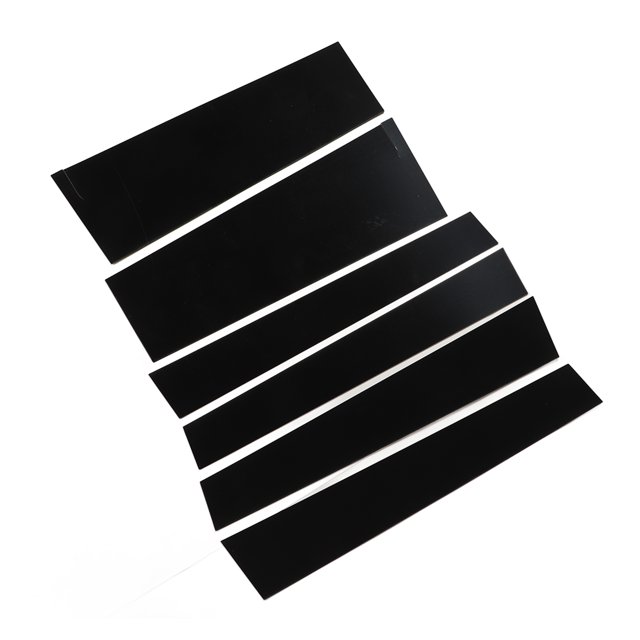 Panel de columna B para puerta de ventana, 6 piezas, moldura exterior para pilar B, moldura para ventana, moldura para pilar de ventana, resistente y duradera