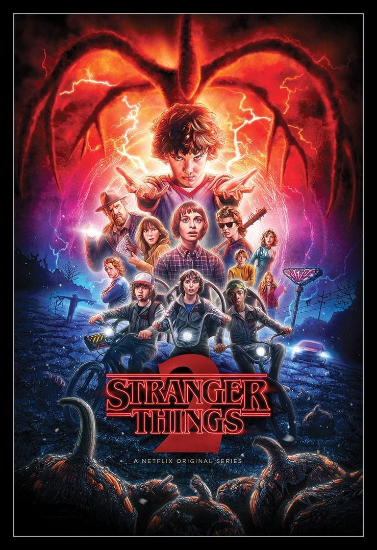 Laminated Stranger Things Character Montage Poster Official 24 x 36 Inches 